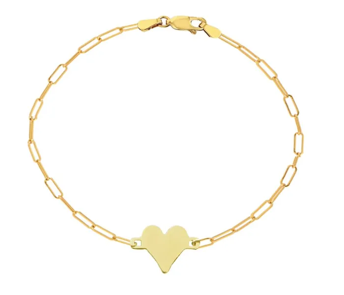 gold heart bracelet Alev Bracelets
