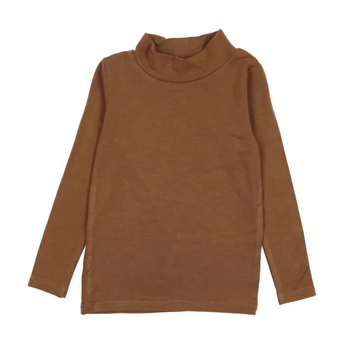 Analogie Earrings Analogie Bamboo Mockneck Camel
