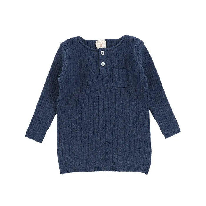 Analogie Rings Analogie Pocket Sweater Heather Blue