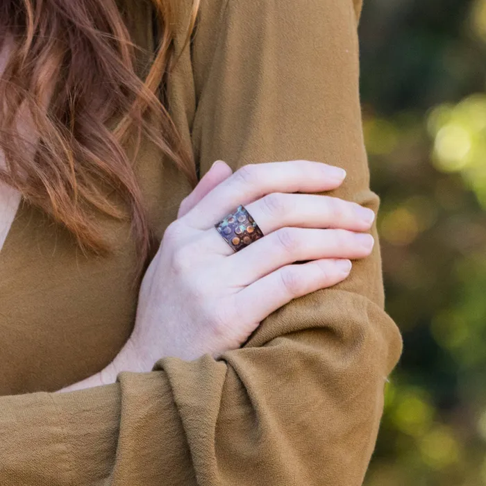 Copper Patina Rings Assortment Anju Jewelry Earrings Copper Patina Rings Assortment Anju Jewelry Earrings
