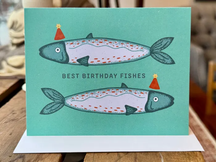 Earrings Best Birthday Fishes Card Moon June Studio Wholesale