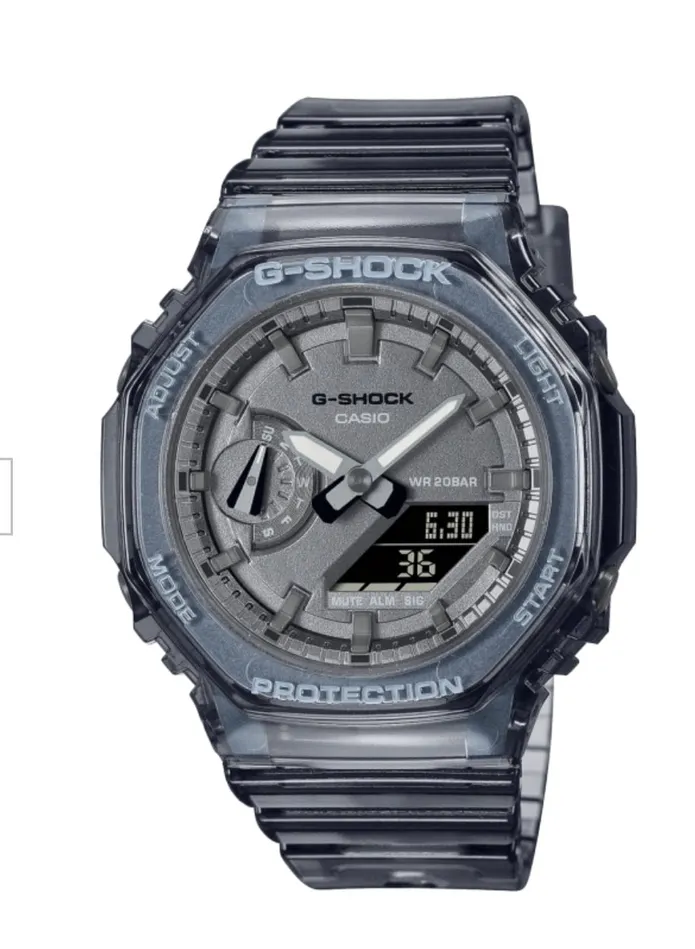 Earrings GSHOCK AD RSN GRAY SKELETON GMAS2100SK1A GSHOCK
