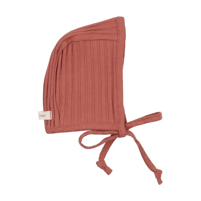 Lil Legs Wide Ribbed Bonnet Winter Pink Lil Legs Earrings