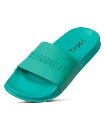 Memoi Waterproof Summer OpenToe Slides Green MKS0012 Memoi Rings