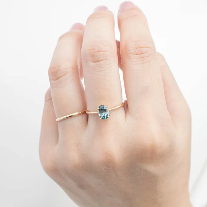 Rings Envero Jewelry Nina Ring 098ct Green Montana Sapphire One of a kind Rings Envero Jewelry Nina Ring 098ct Green Montana Sapphire One of a kind