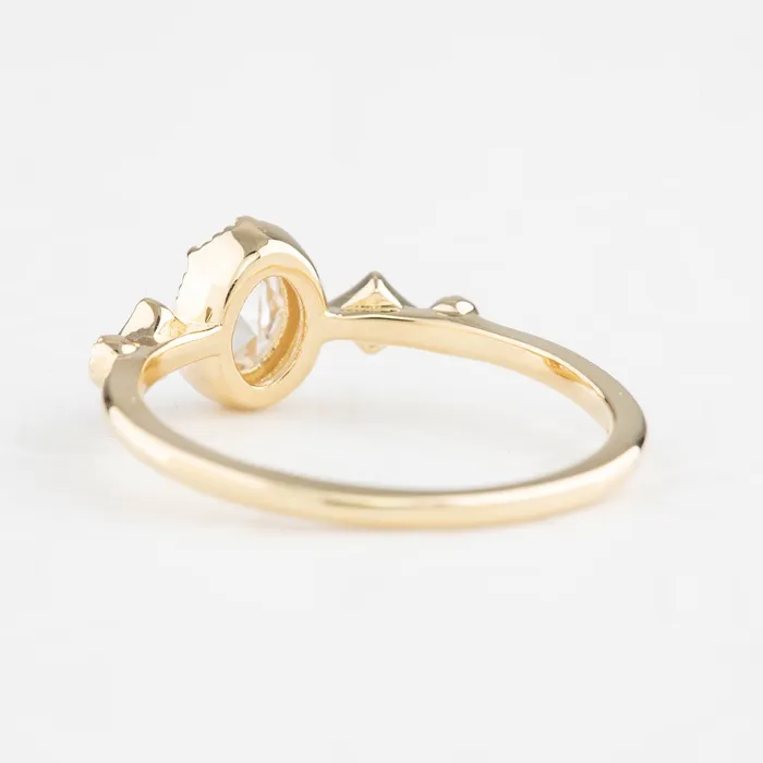 Stella Ring 029ct Oval Rose Cut Diamond 14k Yellow Gold One of a kind Envero Jewelry Rings Stella Ring 029ct Oval Rose Cut Diamond 14k Yellow Gold One of a kind Envero Jewelry Rings