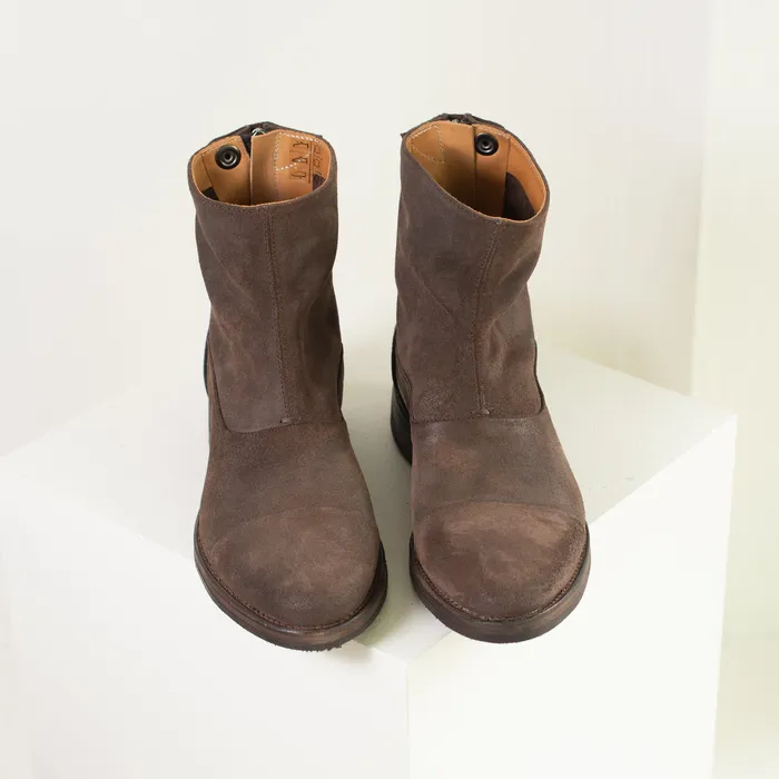 Alberto Fasciani Earrings Alberto Fasciani Gill 70009 Ankle Boot Espresso Suede ON SALE