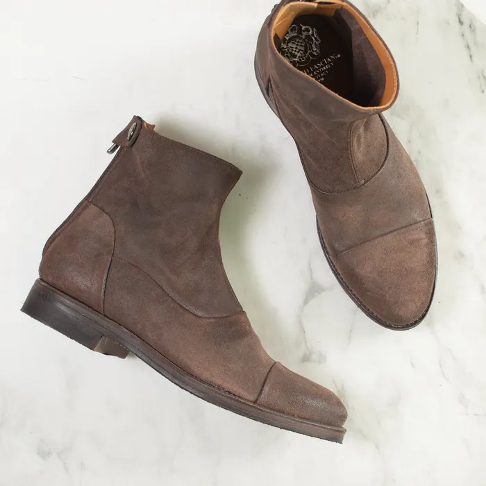Alberto Fasciani Earrings Alberto Fasciani Gill 70009 Ankle Boot Espresso Suede ON SALE