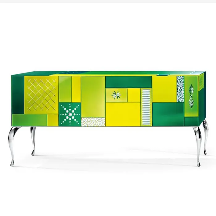Earrings MuranoVItrum Home Decor Good Mood Green Sideboard Art 7020