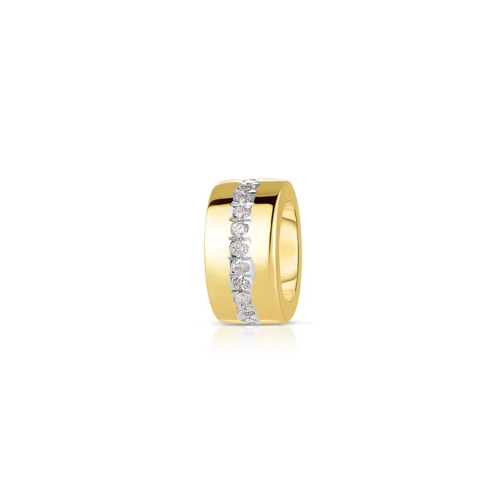 NicoleHD Jewelry Earrings Diamond Striped Spacer Bead