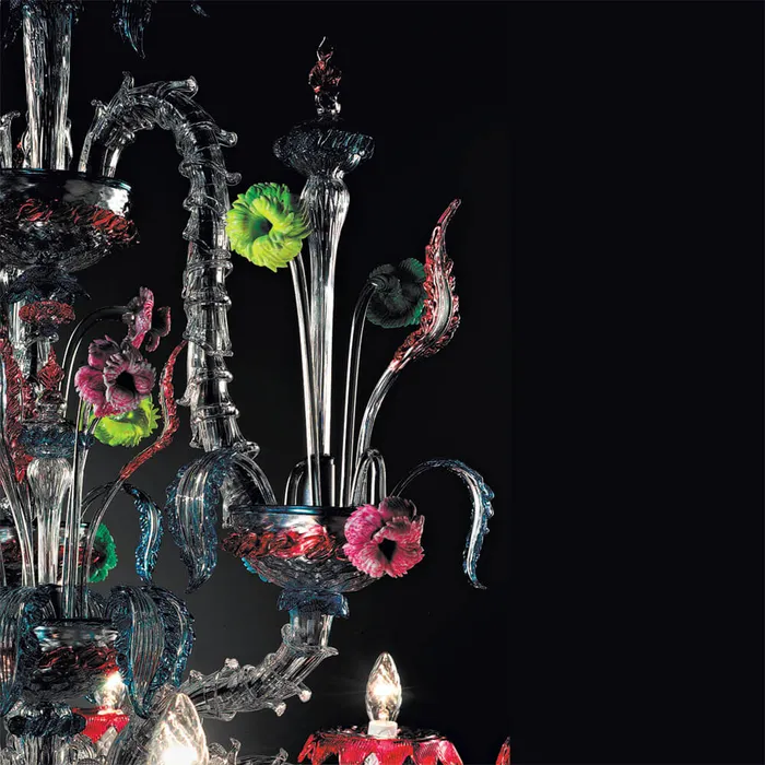 Rezzonico 12 Lights Chandelier Voltolina Earrings