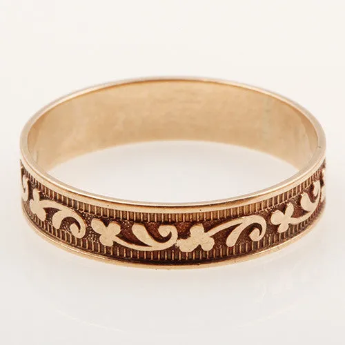 Rings Bell Bird Antiques Victorian Gold Baby Ring