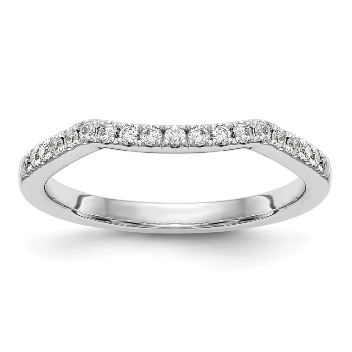 017ct CZ Solid Real 14k White Gold Wedding Wedding Band Ring Goldia Rings 017ct CZ Solid Real 14k White Gold Wedding Wedding Band Ring Goldia Rings