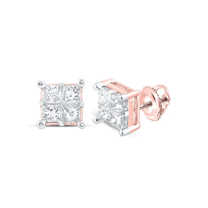 1 CTWDiamond INVISIBLE EARRING gndatlanta Earrings