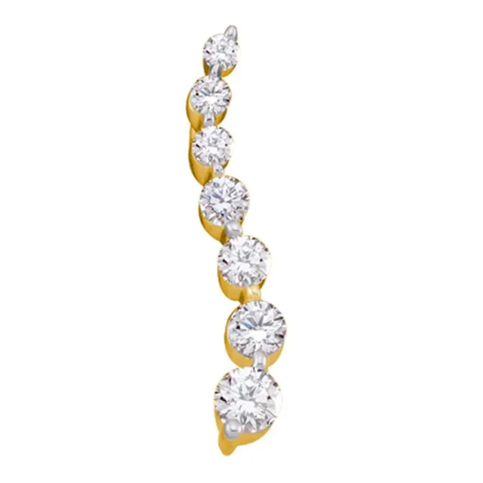 10k Yellow Gold Round Diamond Graduated Journey Pendant 14 Cttw gndatlanta Necklaces 10k Yellow Gold Round Diamond Graduated Journey Pendant 14 Cttw gndatlanta Necklaces