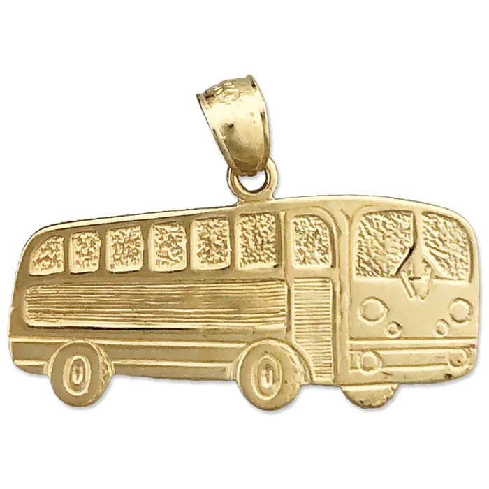 14K Gold Bus Pendant Goldia PreStyled Sets