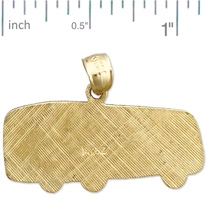 14K Gold Bus Pendant Goldia PreStyled Sets