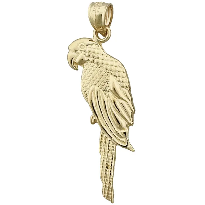 14K Gold Parrot Pendant Goldia PreStyled Sets