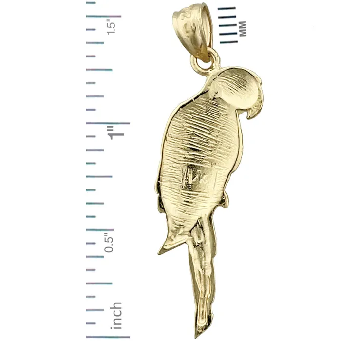 14K Gold Parrot Pendant Goldia PreStyled Sets
