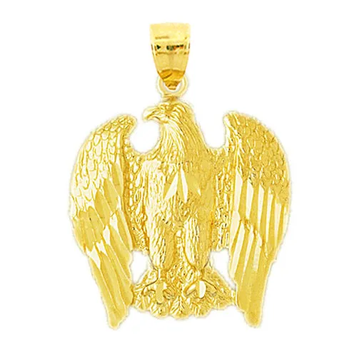 14K Gold Patriotic Eagle Pendant Goldia PreStyled Sets