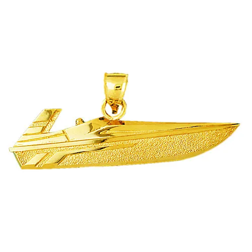 14K Gold Speed Boat Pendant Goldia PreStyled Sets