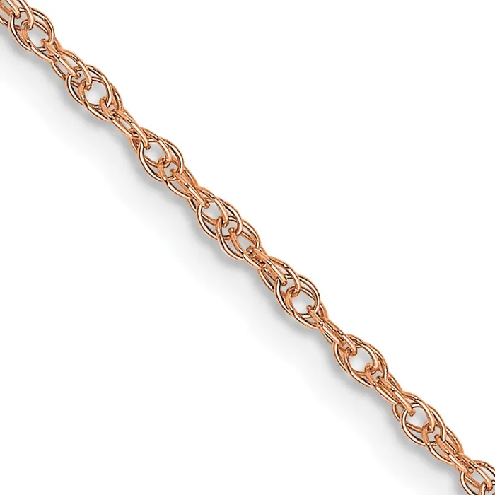 14K Rose Gold 24 inch Carded 115mm Cable Rope with Spring Ring Clasp Chain Necklace QGold Necklaces 14K Rose Gold 24 inch Carded 115mm Cable Rope with Spring Ring Clasp Chain Necklace QGold Necklaces