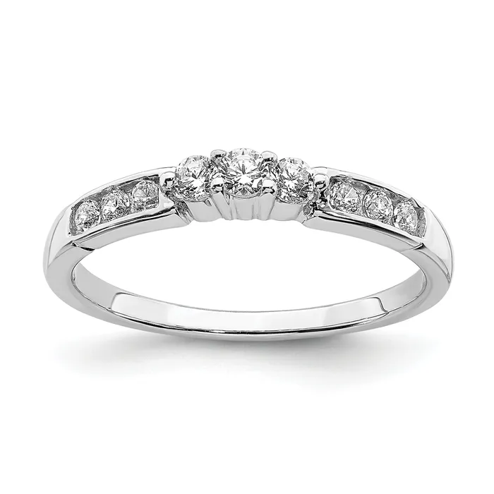 14k White Gold 14 Ct Lab Grown Diamond VSSI G Round Wedding Band Ring Goldia Rings 14k White Gold 14 Ct Lab Grown Diamond VSSI G Round Wedding Band Ring Goldia Rings