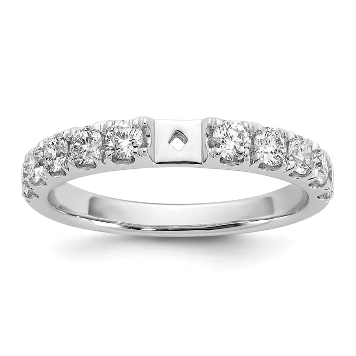 14k White Gold 34 Ct Lab Grown Diamond VSSI G Peg Set Engagement Ring Goldia Rings 14k White Gold 34 Ct Lab Grown Diamond VSSI G Peg Set Engagement Ring Goldia Rings