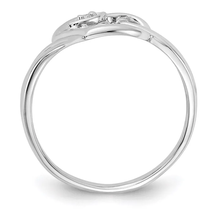 14K Yellow Gold AA Real Diamond heart ring Goldiacom Rings
