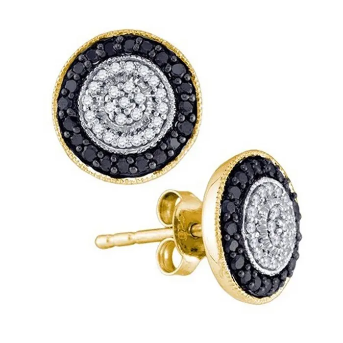 Earrings 12CTWDiamond FASHION BLACK EARRINGS gndatlanta
