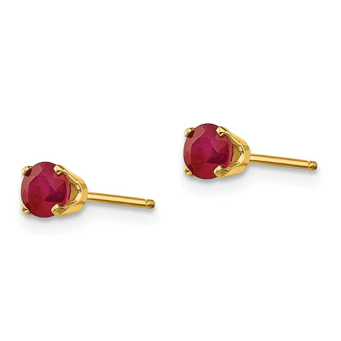 Earrings Goldia 14k 4mm JulyRuby Post Earrings