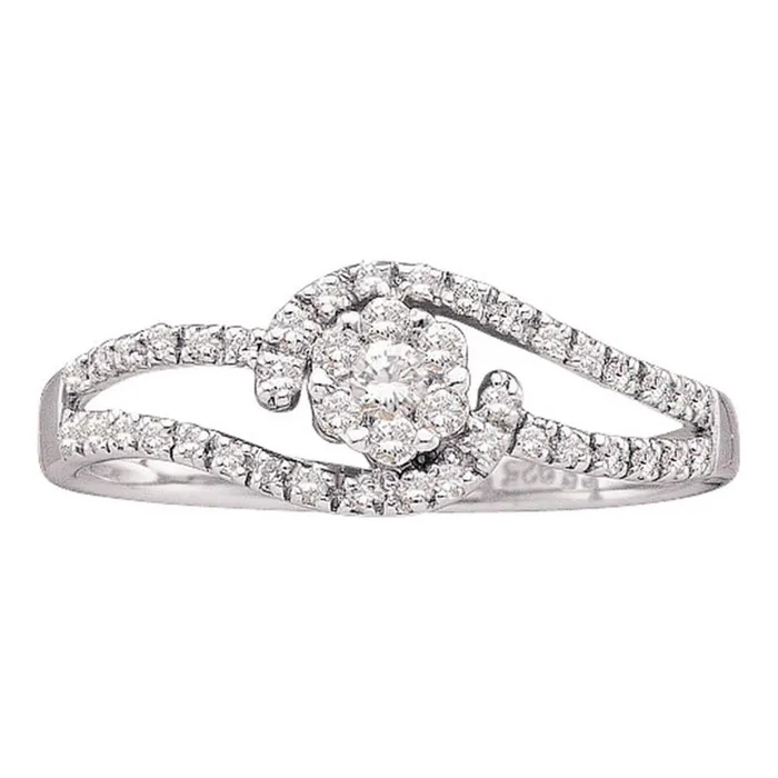 gndatlanta Rings 14CTDiamond FLOWER RING