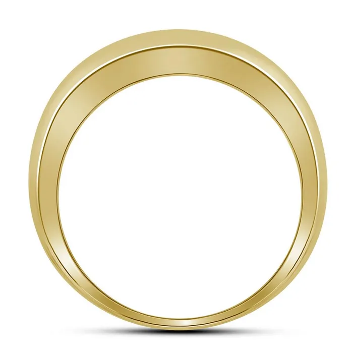 gndatlanta Rings 10k Yellow Gold Round Diamond Wedding Single Row Band Ring 1 Cttw gndatlanta Rings 10k Yellow Gold Round Diamond Wedding Single Row Band Ring 1 Cttw