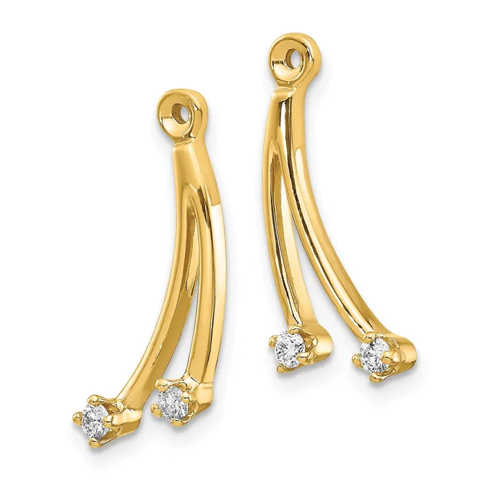 goldiaca 14k A Diamond Earring Jacket Earrings