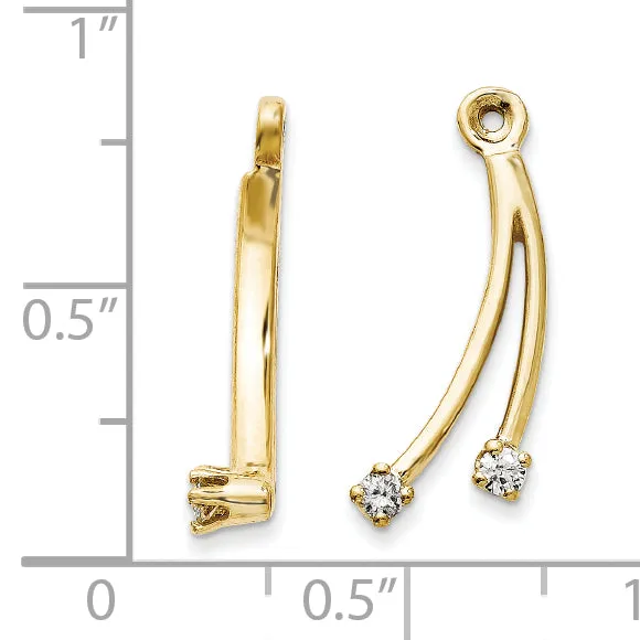 goldiaca 14k A Diamond Earring Jacket Earrings