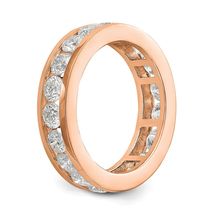 Goldiacom 3 Ct Natural Diamond Womens Eternity Wedding Band Ring in 14k Rose Gold Rings Goldiacom 3 Ct Natural Diamond Womens Eternity Wedding Band Ring in 14k Rose Gold Rings
