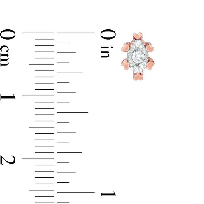Goldia Earrings 02 CT TW Diamond Solitaire Marquise Stud Earrings in 10K Rose Gold Goldia Earrings 02 CT TW Diamond Solitaire Marquise Stud Earrings in 10K Rose Gold