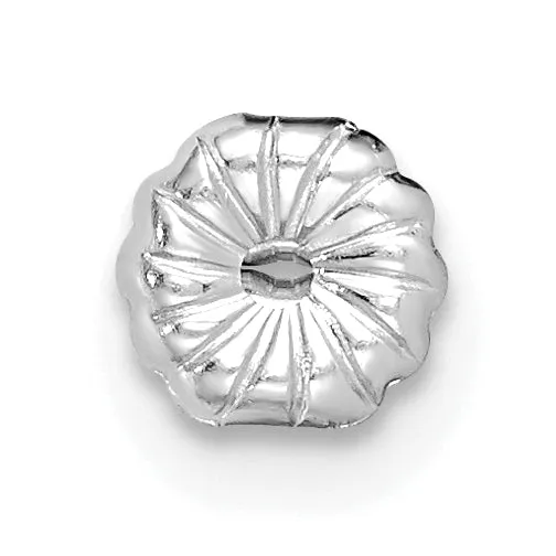 Goldia Earrings 14k White Gold 1 ctw Lab Grown Diamond VSSI G Cushion 4 Prong Heavy Wt Stud Earrings