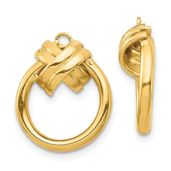 Goldia Earrings 14k Yellow Gold Dangle Earring Jacket