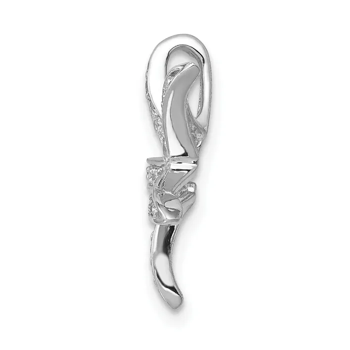 Goldia Necklaces 14k White Gold 14 Ct Lab Grown Diamond VSSI G Starfish Chain Slide Pendant