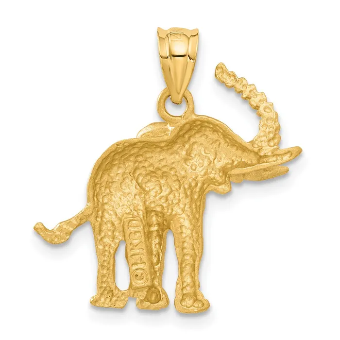 Goldia PreStyled Sets 14k Yellow Gold Elephant Pendant