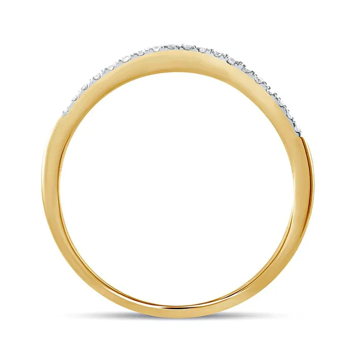 Goldia Rings 017 CT TW Natural Diamond Leaf Crown Contour Antique VintageStyle Wedding Band in Solid 10K Yellow Gold Goldia Rings 017 CT TW Natural Diamond Leaf Crown Contour Antique VintageStyle Wedding Band in Solid 10K Yellow Gold