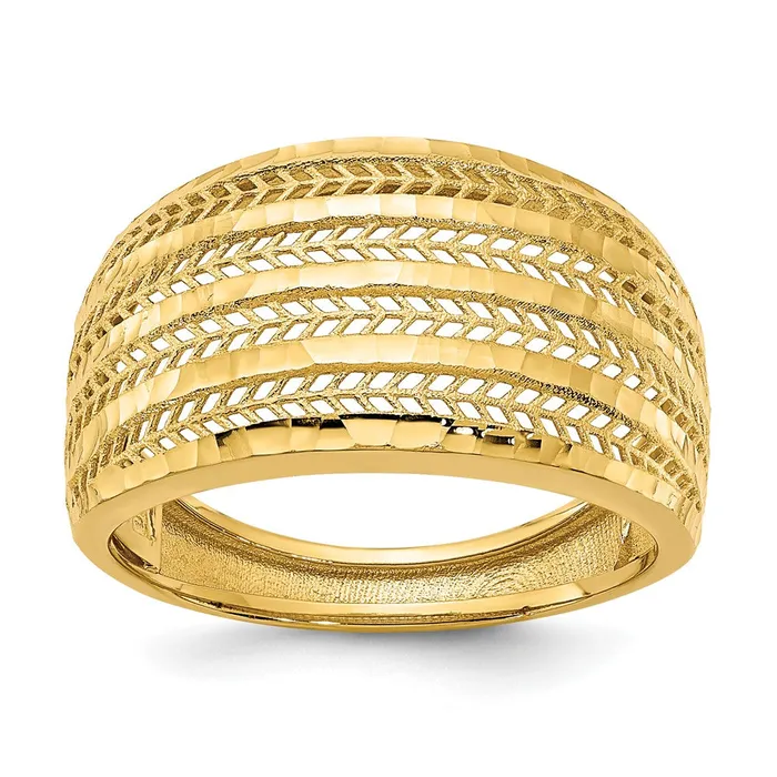 Goldia Rings 14K Yellow Gold Polished Fancy Ring