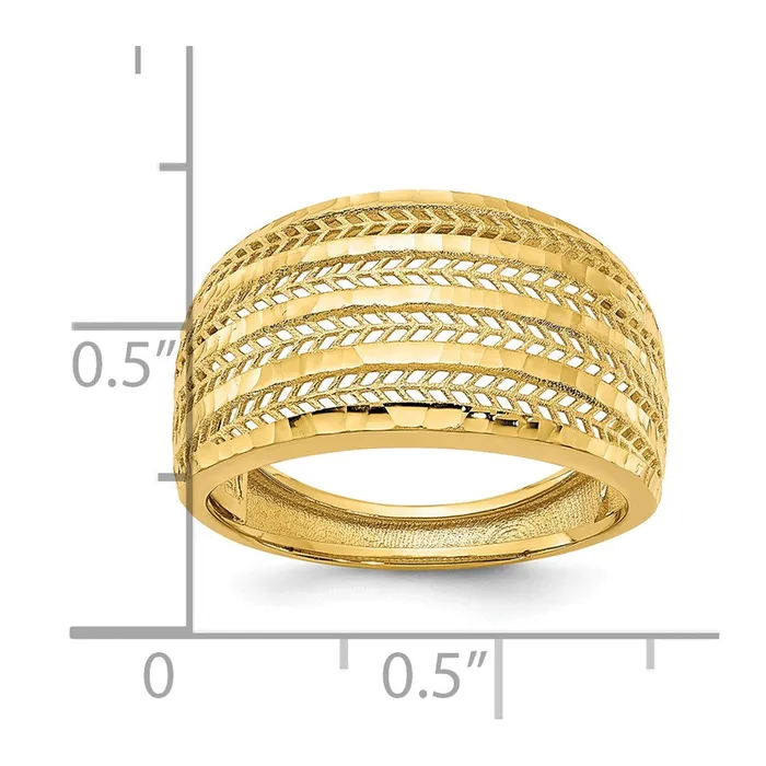Goldia Rings 14K Yellow Gold Polished Fancy Ring