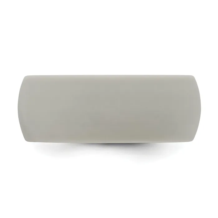 Goldia Rings Fashion Silicone Light Grey 87mm Domed Band Ring