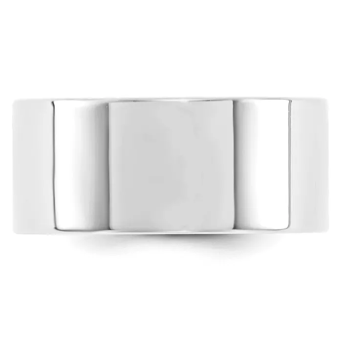 Goldia Rings Solid 10K White Gold 10mm Standard Flat Comfort Fit MensWomens Wedding Band Ring Size 6 Goldia Rings Solid 10K White Gold 10mm Standard Flat Comfort Fit MensWomens Wedding Band Ring Size 6