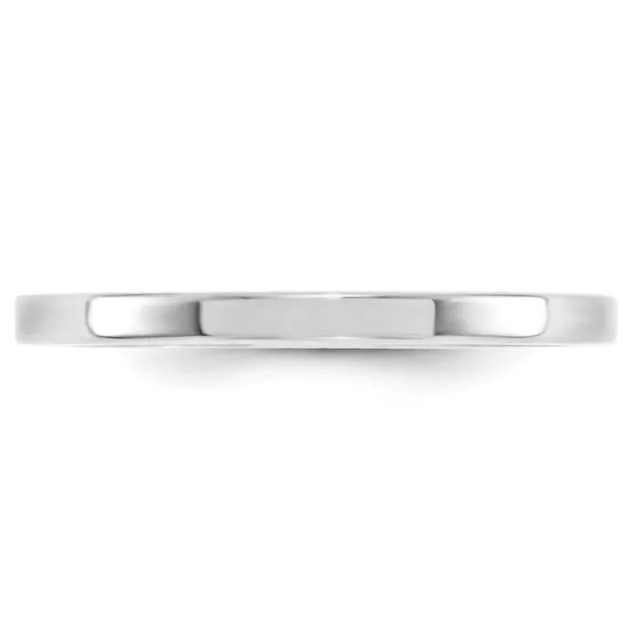 Goldia Rings Solid 10K White Gold 2mm Standard Flat Comfort Fit MensWomens Wedding Band Ring Size 125 Goldia Rings Solid 10K White Gold 2mm Standard Flat Comfort Fit MensWomens Wedding Band Ring Size 125