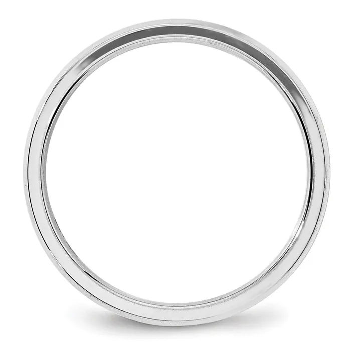 Goldia Rings Solid 10K White Gold 4mm Bevel Edge Comfort Fit MensWomens Wedding Band Ring Size 5 Goldia Rings Solid 10K White Gold 4mm Bevel Edge Comfort Fit MensWomens Wedding Band Ring Size 5