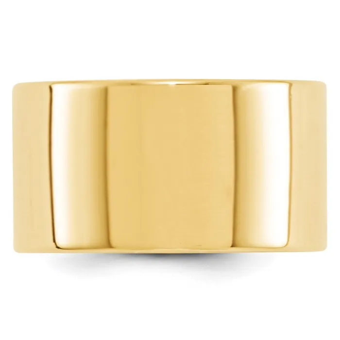 Goldia Rings Solid 10K Yellow Gold 12mm Light Weight Flat MensWomens Wedding Band Ring Size 65 Goldia Rings Solid 10K Yellow Gold 12mm Light Weight Flat MensWomens Wedding Band Ring Size 65