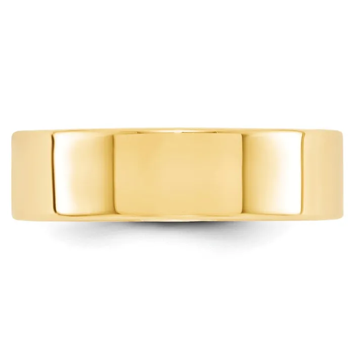 Goldia Rings Solid 10K Yellow Gold 6mm Light Weight Flat MensWomens Wedding Band Ring Size 115 Goldia Rings Solid 10K Yellow Gold 6mm Light Weight Flat MensWomens Wedding Band Ring Size 115